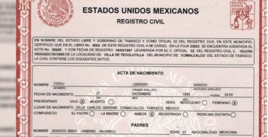 Acta de nacimiento en linea en Quintana Roo