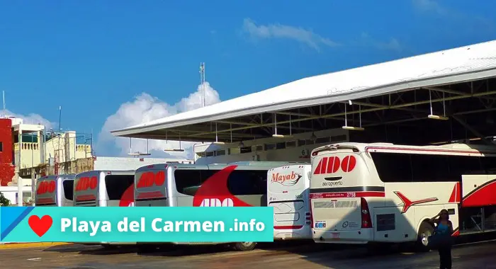 ADO Playa del Carmen a Merida. Terminales, precios, salidas y horarios.