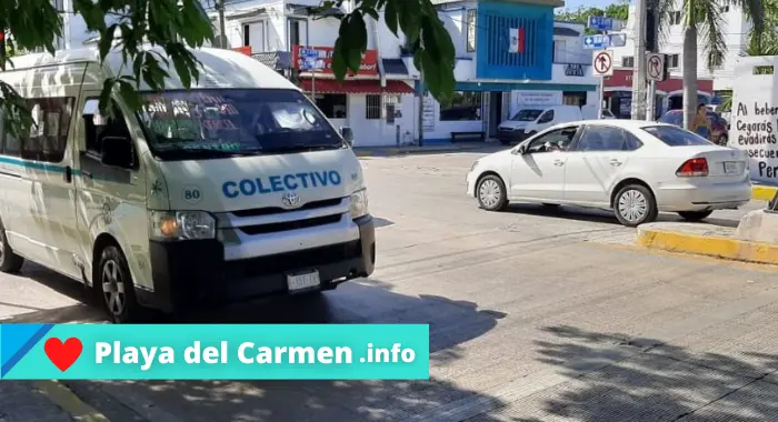 ¿Dónde tomar el colectivo en Playa del Carmen?