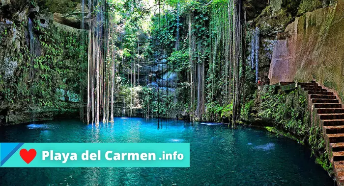 Como llegar al cenote Ik Kil desde Playa del Carmen