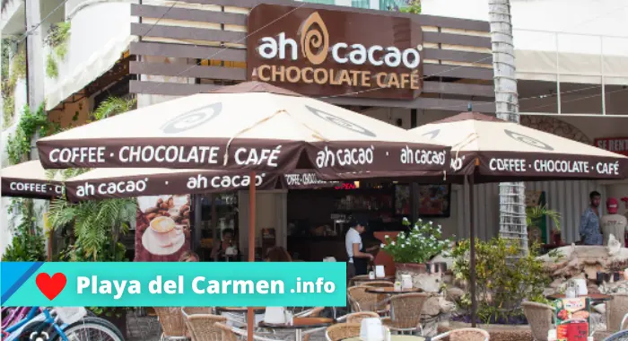 Dirección Cafeterías Ah cacao en Playa del Carmen. Disfruta de un rico Café